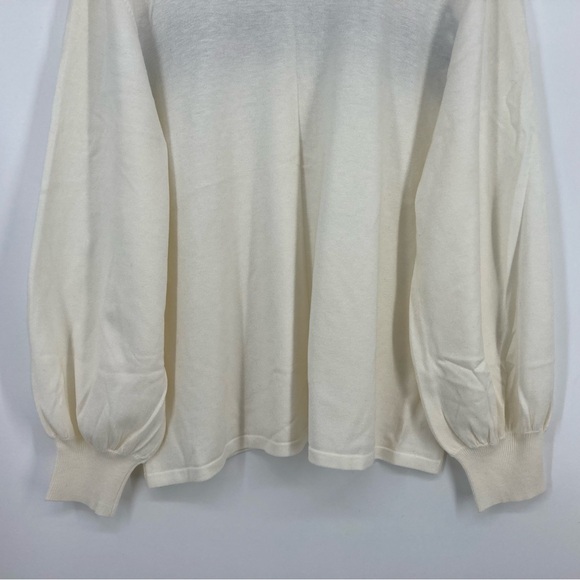 Bob Mackie Womens Size XL 2 Pc Sweater Set Tank Cardigan Black/White Embroidered - Picture 8 of 16